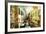 Pictorial Venetian Streets - Artwork In Painting Style-Maugli-l-Framed Art Print