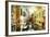 Pictorial Venetian Streets - Artwork In Painting Style-Maugli-l-Framed Art Print