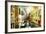 Pictorial Venetian Streets - Artwork In Painting Style-Maugli-l-Framed Art Print