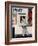 "Picture Hanger" or "Museum Worker" Saturday Evening Post Cover, March 2,1946-Norman Rockwell-Framed Giclee Print