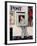 "Picture Hanger" or "Museum Worker" Saturday Evening Post Cover, March 2,1946-Norman Rockwell-Framed Giclee Print