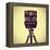 Picture of an Old Instant Camera in a Tripod with a Retro Effect-nito-Framed Premier Image Canvas