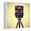 Picture of an Old Instant Camera in a Tripod with a Retro Effect-nito-Framed Premier Image Canvas