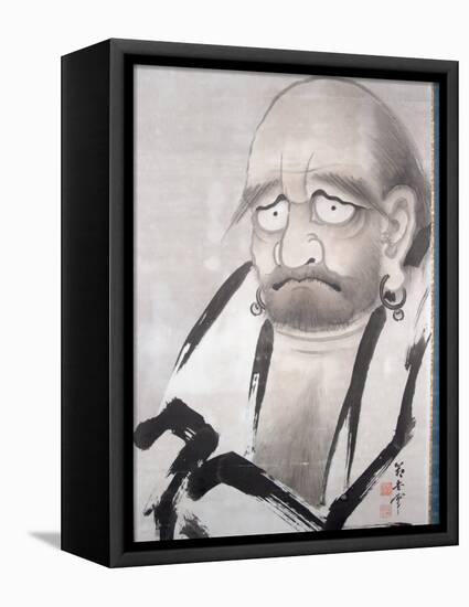 Picture of Buddha, Kyoto, Japan-Shin Terada-Framed Premier Image Canvas