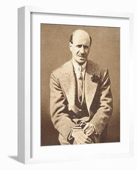 Picture of Failed Financier Clarence Hatry, 1929-null-Framed Photographic Print