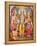Picture of Hindu Gods Laksman, Rama, Sita and Hanuman, India, Asia-Godong-Framed Premier Image Canvas