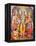 Picture of Hindu Gods Laksman, Rama, Sita and Hanuman, India, Asia-Godong-Framed Premier Image Canvas