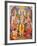 Picture of Hindu Gods Laksman, Rama, Sita and Hanuman, India, Asia-Godong-Framed Photographic Print