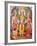 Picture of Hindu Gods Laksman, Rama, Sita and Hanuman, India, Asia-Godong-Framed Photographic Print