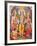 Picture of Hindu Gods Laksman, Rama, Sita and Hanuman, India, Asia-Godong-Framed Photographic Print