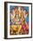 Picture of Hindu Gods Visnu and Lakshmi, India, Asia-Godong-Framed Photographic Print