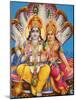 Picture of Hindu Gods Visnu and Lakshmi, India, Asia-Godong-Mounted Photographic Print