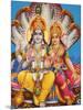 Picture of Hindu Gods Visnu and Lakshmi, India, Asia-Godong-Mounted Photographic Print