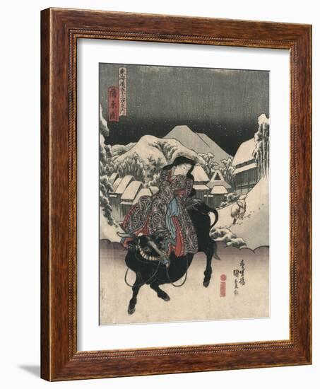 Picture of Kanbara-Utagawa Toyokuni-Framed Giclee Print