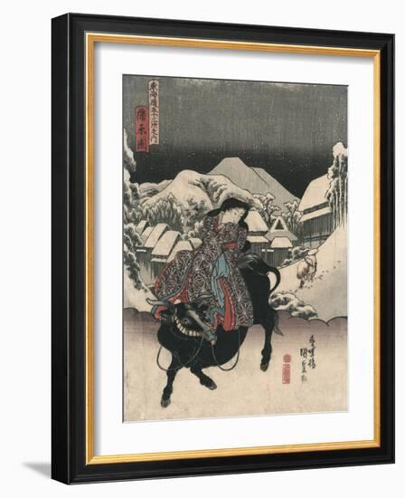 Picture of Kanbara-Utagawa Toyokuni-Framed Giclee Print