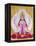 Picture of Lakshmi, Goddess of Wealth and Consort of Lord Vishnu, Sitting Holding Lotus Flowers, Ha-Godong-Framed Premier Image Canvas