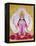 Picture of Lakshmi, Goddess of Wealth and Consort of Lord Vishnu, Sitting Holding Lotus Flowers, Ha-Godong-Framed Premier Image Canvas