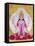 Picture of Lakshmi, Goddess of Wealth and Consort of Lord Vishnu, Sitting Holding Lotus Flowers, Ha-Godong-Framed Premier Image Canvas