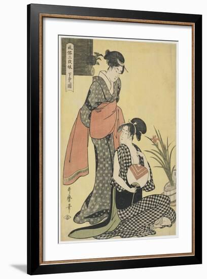 Picture of the Lower Class, 1794-1795-Kitagawa Utamaro-Framed Giclee Print