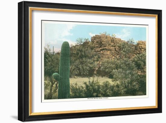 Picture Rocks Near Tucson-null-Framed Art Print