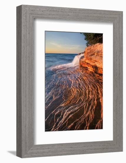 Pictured Rocks Michigan I-Alan Majchrowicz-Framed Photographic Print