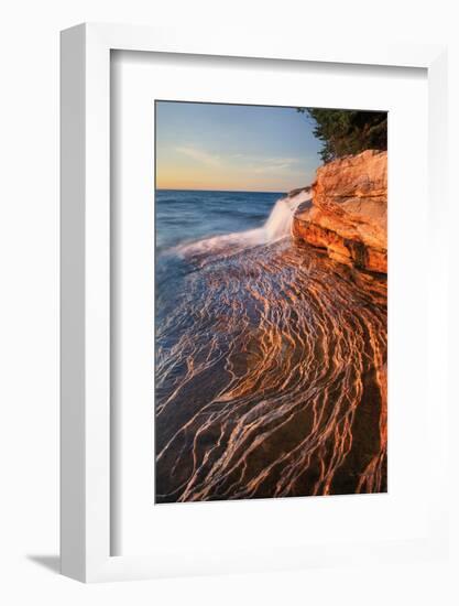 Pictured Rocks Michigan I-Alan Majchrowicz-Framed Photographic Print