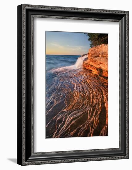 Pictured Rocks Michigan I-Alan Majchrowicz-Framed Photographic Print