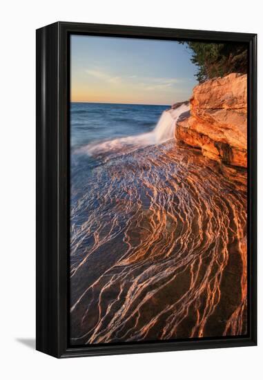 Pictured Rocks Michigan I-Alan Majchrowicz-Framed Premier Image Canvas