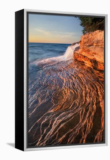 Pictured Rocks Michigan I-Alan Majchrowicz-Framed Premier Image Canvas