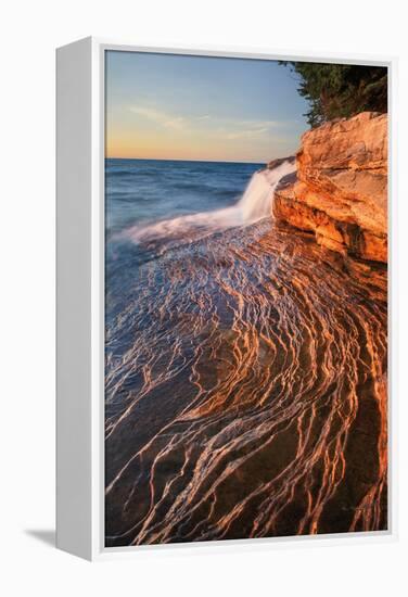 Pictured Rocks Michigan I-Alan Majchrowicz-Framed Premier Image Canvas