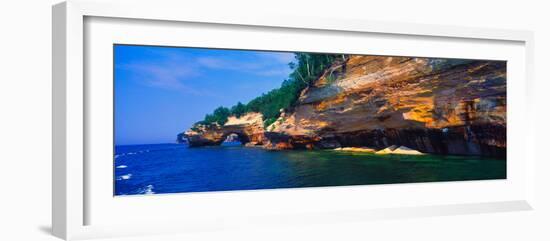 Pictured Rocks National Lakeshore, Lake Superior, Michigan, USA-null-Framed Premium Photographic Print