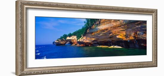 Pictured Rocks National Lakeshore, Lake Superior, Michigan, USA-null-Framed Photographic Print