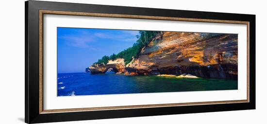 Pictured Rocks National Lakeshore, Lake Superior, Michigan, USA-null-Framed Photographic Print