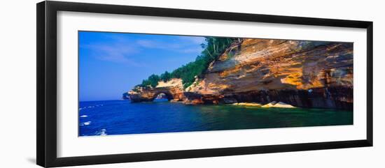 Pictured Rocks National Lakeshore, Lake Superior, Michigan, USA-null-Framed Photographic Print