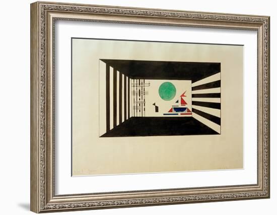 Pictures at an Exhibition Picture II Gnomus, 1930-Wassily Kandinsky-Framed Giclee Print