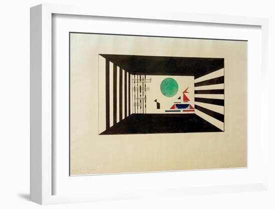 Pictures at an Exhibition Picture II Gnomus, 1930-Wassily Kandinsky-Framed Giclee Print