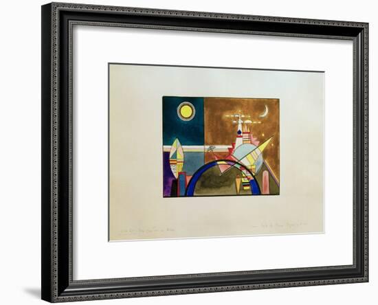 Pictures at an Exhibition Picture XVI, 1930-Wassily Kandinsky-Framed Giclee Print