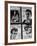 Pictures of Four Different Magazines Talking About the Life of Actor James Dean-null-Framed Photographic Print