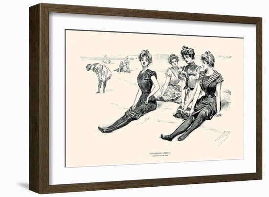 Picturesque America-Charles Dana Gibson-Framed Art Print