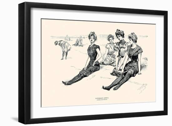 Picturesque America-Charles Dana Gibson-Framed Art Print