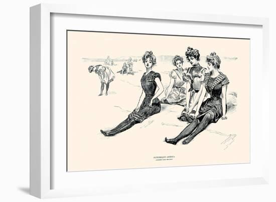 Picturesque America-Charles Dana Gibson-Framed Art Print