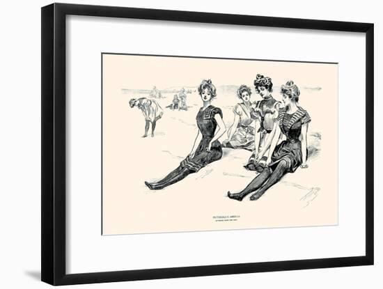 Picturesque America-Charles Dana Gibson-Framed Art Print