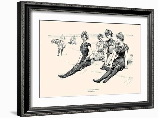 Picturesque America-Charles Dana Gibson-Framed Art Print