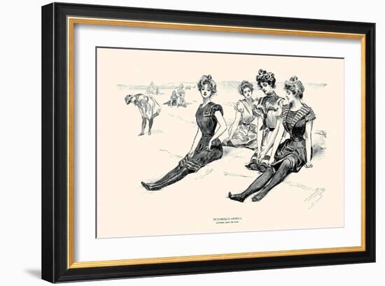 Picturesque America-Charles Dana Gibson-Framed Art Print