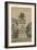 Picturesque Auvergne - Statue of Vercingetorix by Bartholdi in Clermont-Ferrand. Postcard Sent in…-French Photographer-Framed Giclee Print