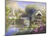 Picturesque Covered Bridge-Nicky Boehme-Mounted Giclee Print