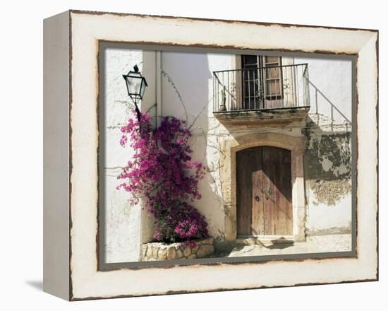 Picturesque Doorway, Altafulla, Tarragona, Catalonia, Spain-Ruth Tomlinson-Framed Premier Image Canvas