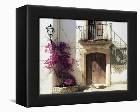 Picturesque Doorway, Altafulla, Tarragona, Catalonia, Spain-Ruth Tomlinson-Framed Premier Image Canvas