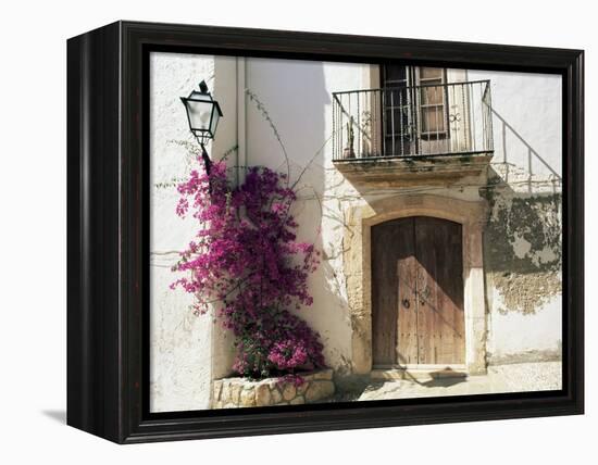 Picturesque Doorway, Altafulla, Tarragona, Catalonia, Spain-Ruth Tomlinson-Framed Premier Image Canvas