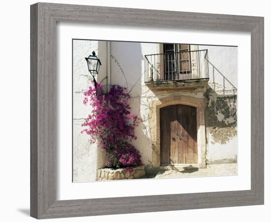 Picturesque Doorway, Altafulla, Tarragona, Catalonia, Spain-Ruth Tomlinson-Framed Photographic Print